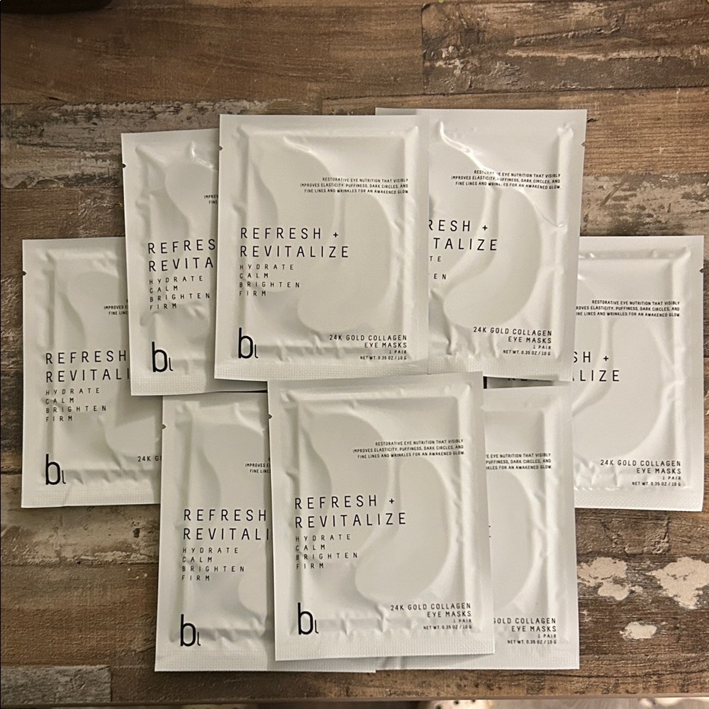 Refresh & Revitalize 24K Gold Collagen Masks 8 pairs